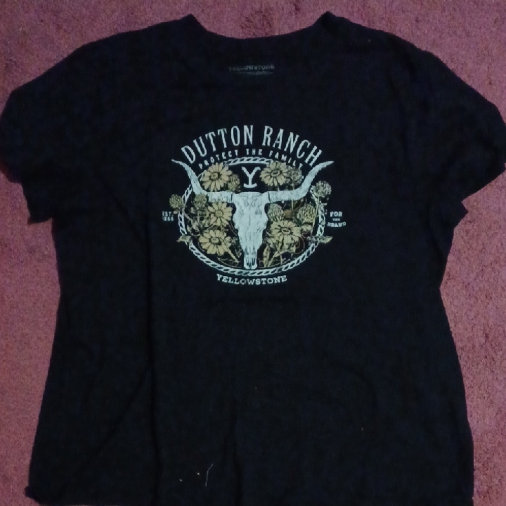 Dutton Ranch Black Graphic Tee